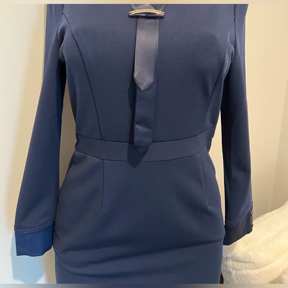 NWOT Fashion Navy Blue Bodycon Dress - Picture 8 of 16